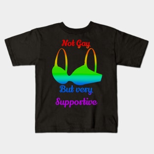 Very Supportive Pride Shirt Design Kids T-Shirt